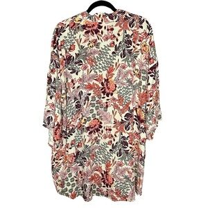 🌟 Knox Rose Floral Print Kimono Open Jacket - M/L 🌟